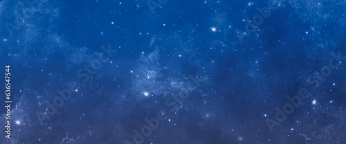 blue space watercolor background. 