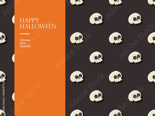 halloween happy vector element horror october cartoon evil haunted pumpkin invite party monster art