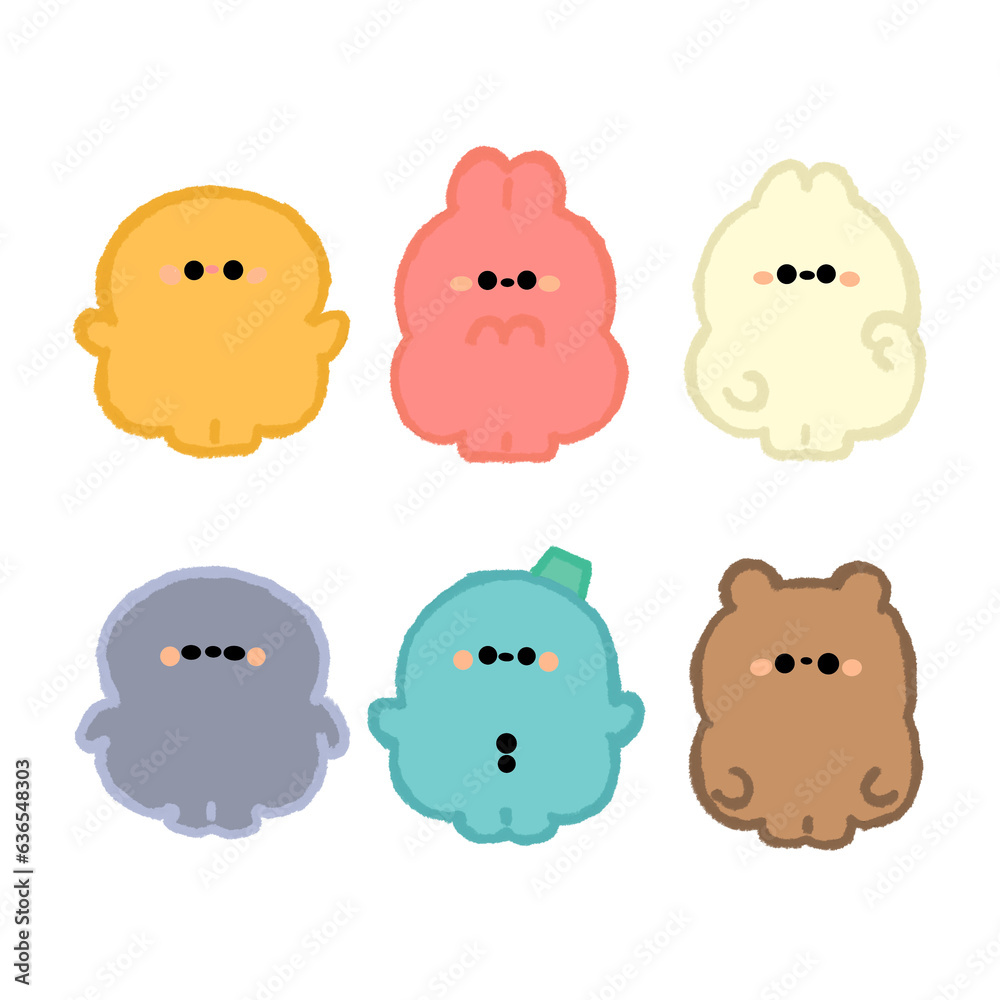 cartoon animal icon cartoon animal icon