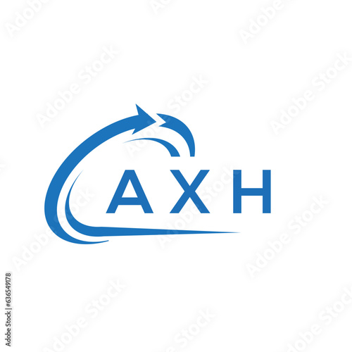 AXH letter logo design on white background. AXH creative initials letter logo concept. AXH letter design. 