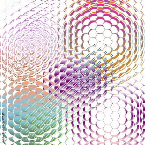 Geometric shape line art with retro risoghaph concept. Minimalist creative design for book cover, coloring page, wrapper, NFT making, wall covering, fabric, sticker, nanner, icon, card, tiles printing
