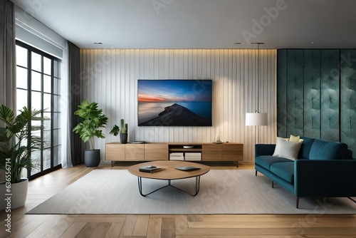  modern living room generated by AI © Adan
