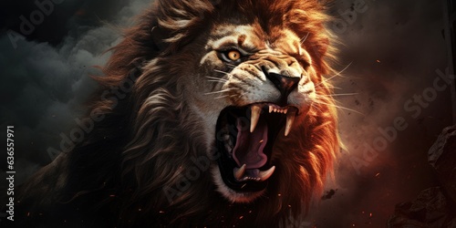 roaring lion boss © Tomi adi kartika
