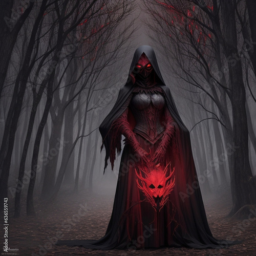 vampire in the woods