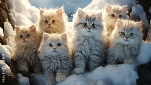 Kittens on Christmas