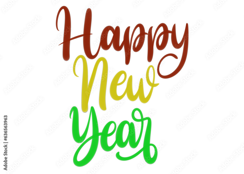 Happy New Year Illustration Happy New Year Illustration