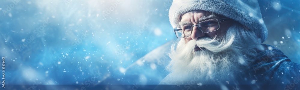 Father Frost Christmas banner