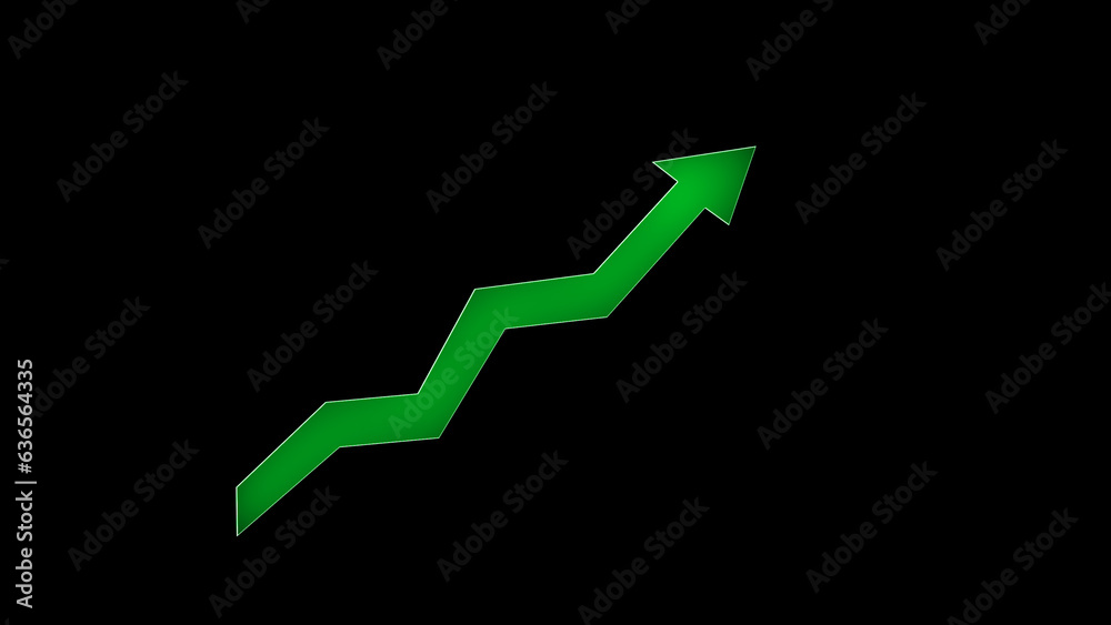 upward trend arrow. Growth arrow icon isolated. upward trend arrow. Growth arrow icon isolated.
