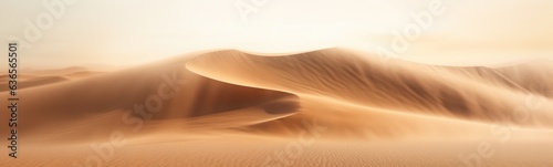 Beautiful sand desert banner