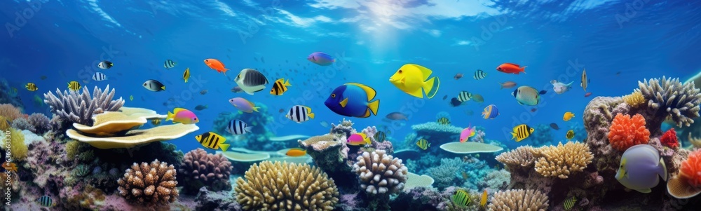 Beautiful underwater background Beautiful underwater background