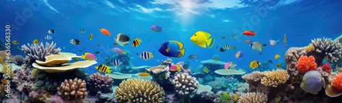 Beautiful underwater background