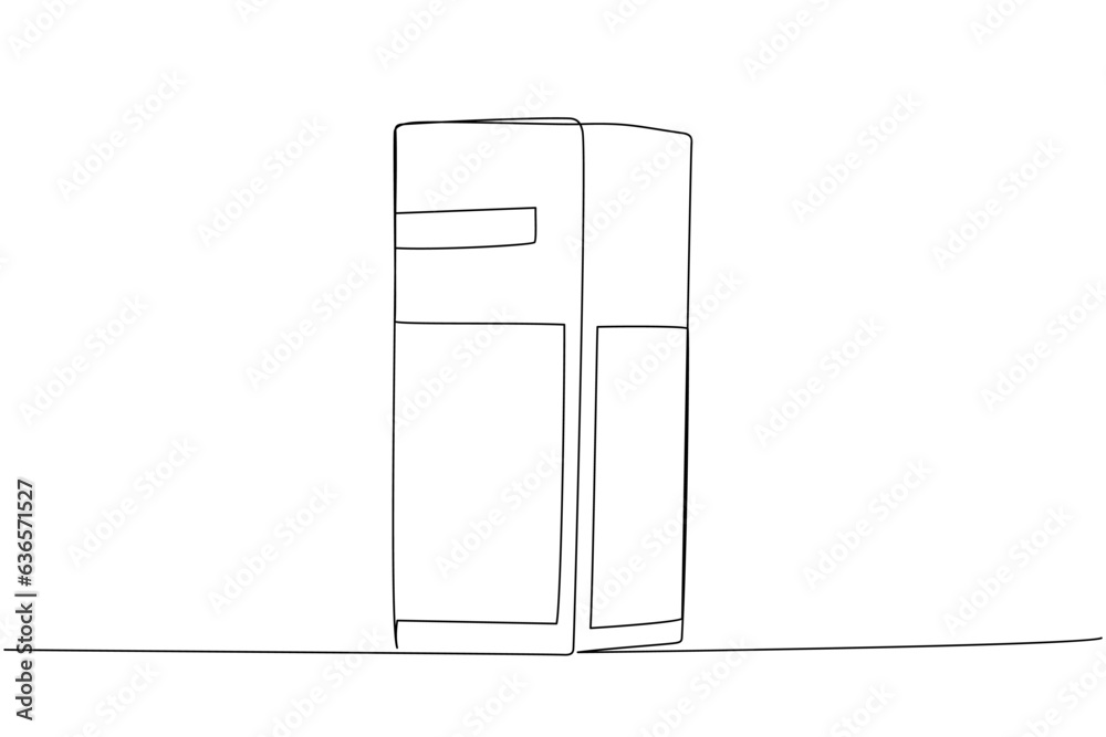 Medicine packaging, box, instructions one line art. Continuous line drawing of treatment, medication, pharmaceutical, medical, pharmacy medicine, therapy, allergy