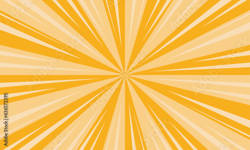 Vector abstract yellow comic background