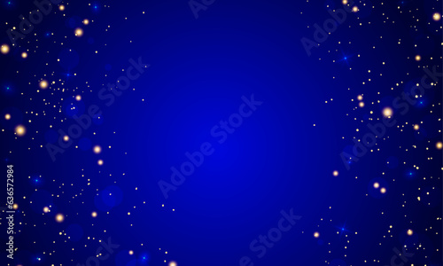 Vector realistic navy blue glitter background