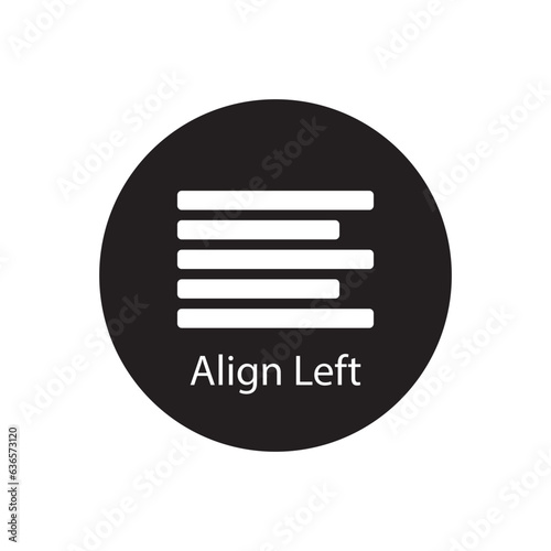 align icon vector