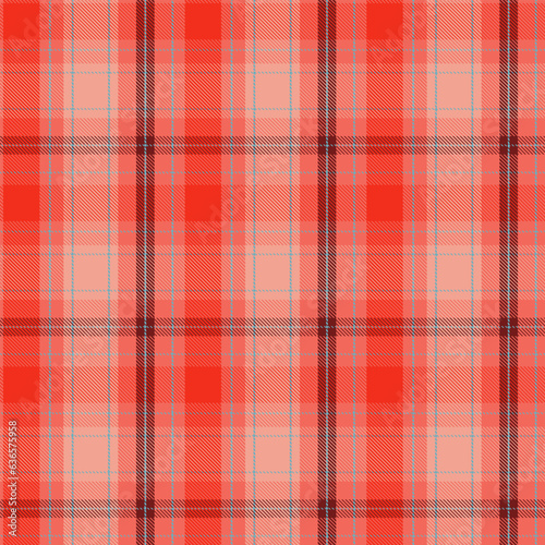 fabric texture of traditional checkered tartan seamless ornament, soft red, blue and beige colors for plaid, tablecloths, shirts, clothes, dresses, bedding