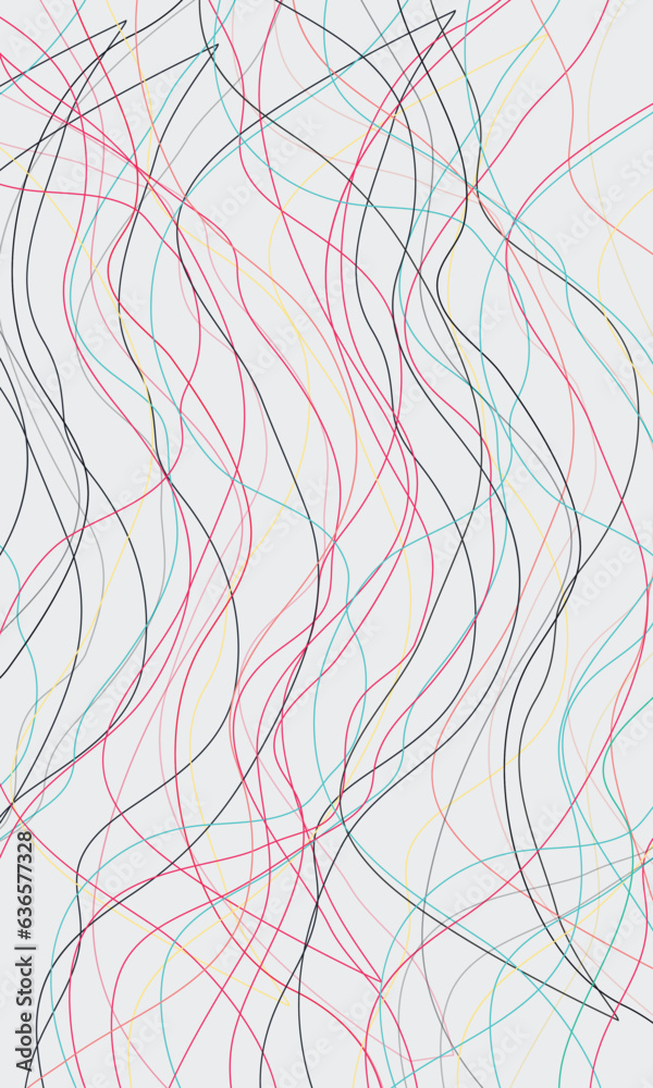 Colorful line pattern vertical background