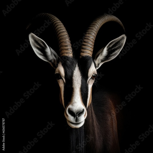 giant sable antelope photo
