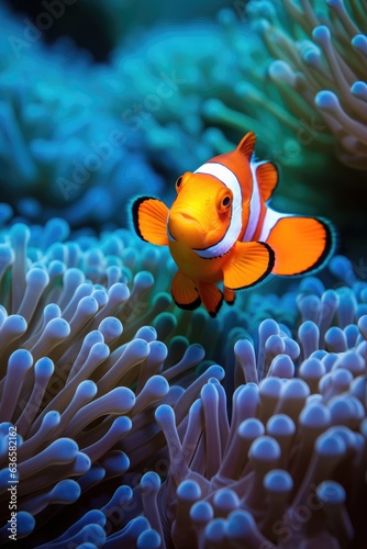photo of vibrant clownfish