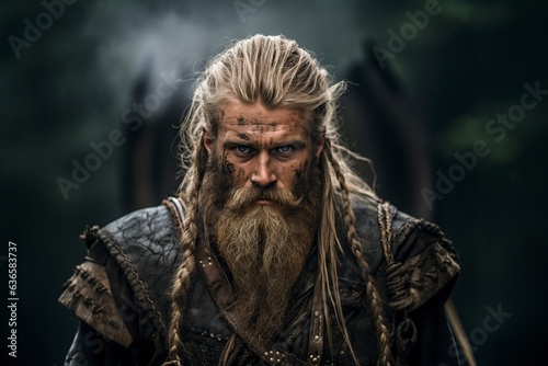 Fototapeta ancient viking warrior