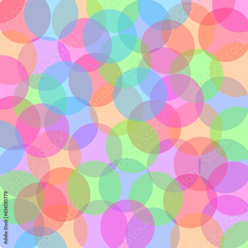 Wallpaper Mural abstract colorful circle pattern background Torontodigital.ca