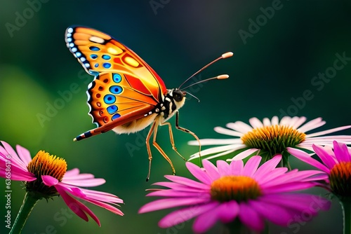 Butterfly - Insect, Flower, Springtime, Nature, Backgrounds