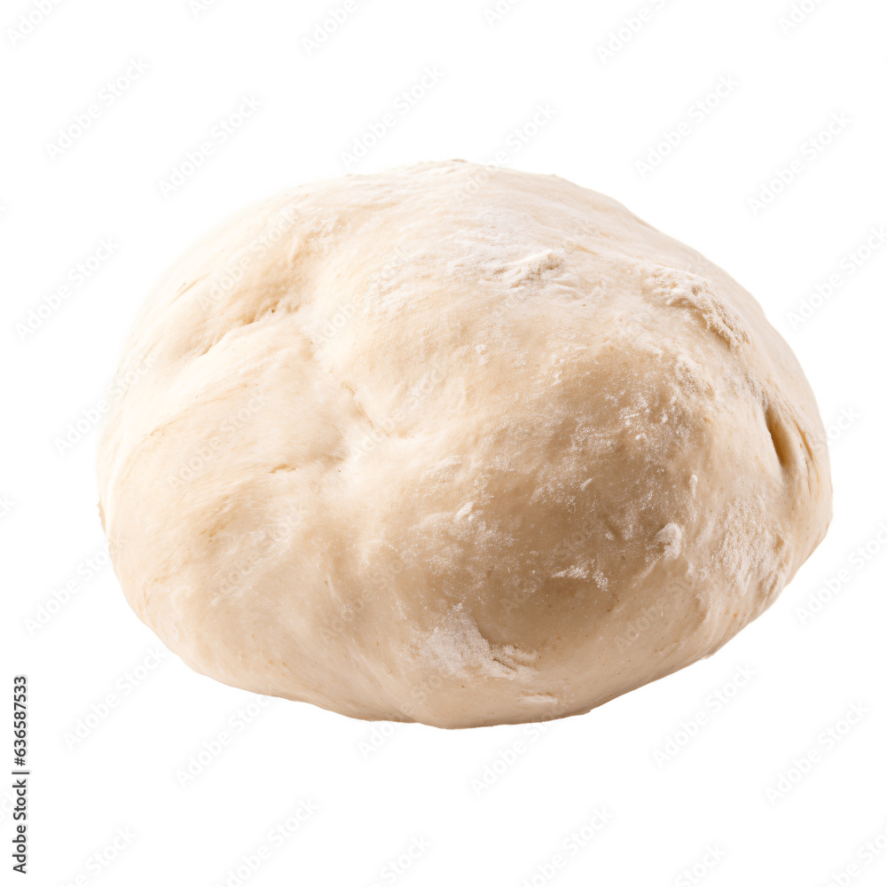 Raw dought ball isolated on transparent background Raw dought ball isolated on transparent background