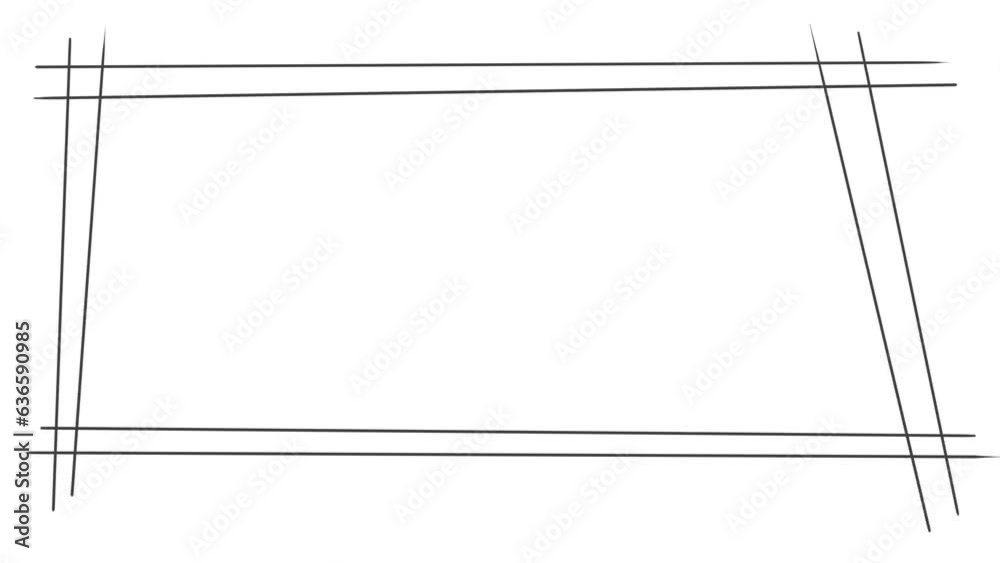 Dance double line frame for your text or logo