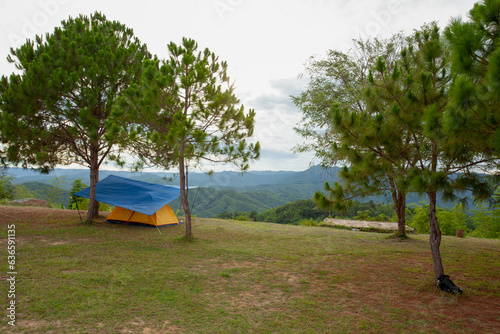 Tent camping grounds, Tat Mok National Park Mueang Phetchabun District, Phetchabun Province, Thailand
