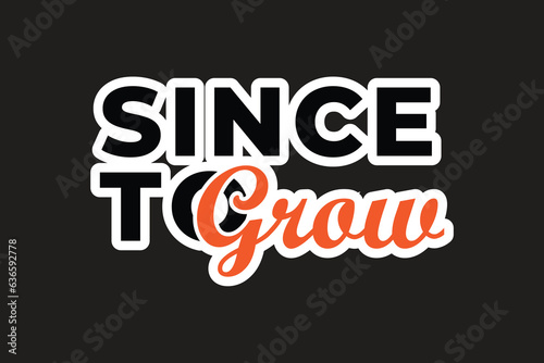 quote print in vector for tshirt photo