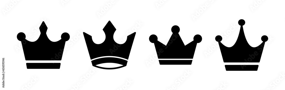 Crown Icon vector. Crown symbol for web site design, Crown Icon vector. Crown symbol for web site design,