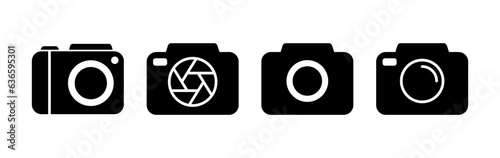 Camera Icon in trendy flat style isolated. Camera symbol web site design