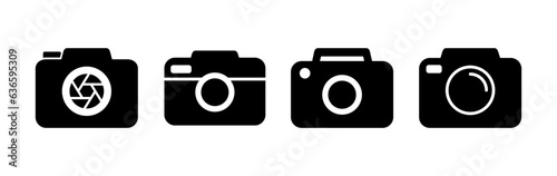 Camera Icon in trendy flat style isolated. Camera symbol web site design