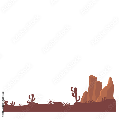 Desert Landscape Illustration