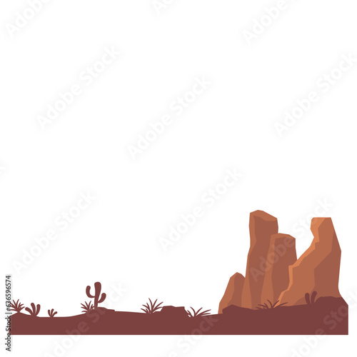 Desert Landscape Illustration