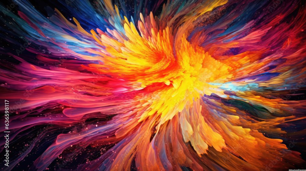 custom made wallpaper toronto digitalA Swirling Vortex of vibrant colors, Background, Illustrations, HD