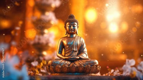 Banner illustration Fantasy Buddha , Background, Illustrations, HD