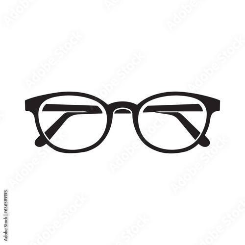 Eye glasses black Icon