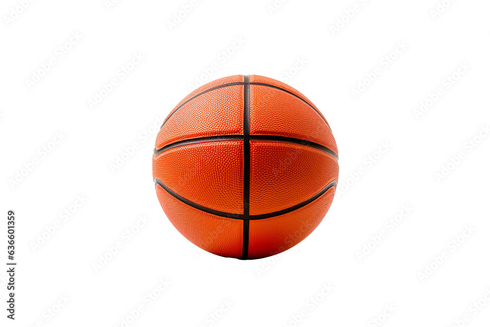 Basketball isolated on white background PNG
