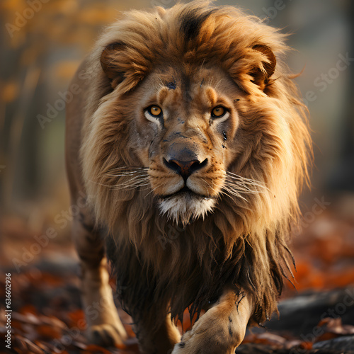 lion 4k pic © Vectors.in
