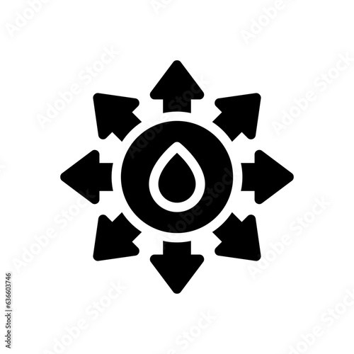water glyph icon