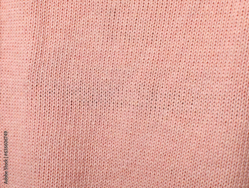 Close up of fabric pink color cloth 