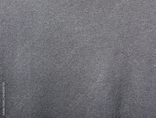 Close up of fabric gray color cloth 