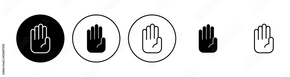 Hand icon set. hand vector icon, palm,click Hand icon set. hand vector icon, palm,click