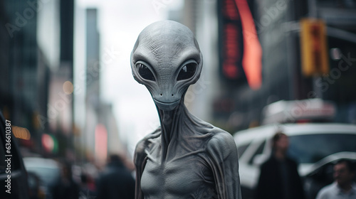 In Plain Sight: Grey Aliens Among Urban Realities, generative ai