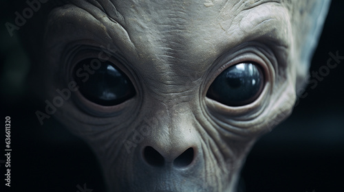 Unveiling the Cosmic Veil: Grey Alien and UFO, generative ai