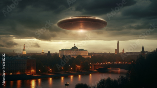 Red Stars and Celestial Sparks: UFO Over the Kremlin, generative ai