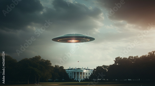 The White House Anomaly: UFO Captured in the Capital, Generative AI