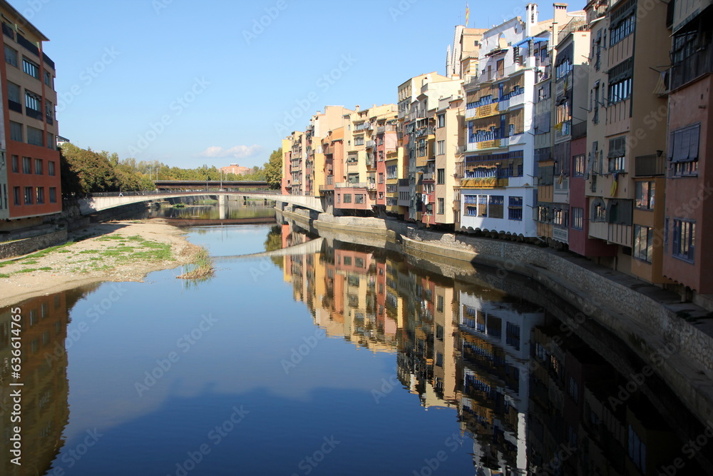 Girona Spain 06 11 2022 . Girona is a city in Catalonia in northeastern Spain, lying on the banks of the Onyar River.