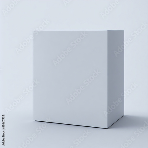 Authentic White Packaging Box for Software, Electronics, and Various Products © Nahid
